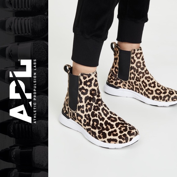 APL Shoes - APL ICONIC LEOPARD CHELSEA SNEAKERS BOOTS